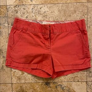 J. Crew Vibrant Red pink Women's Shorts size 6